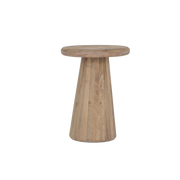 Ronde bijzettafel Asti – Naturel – 40 x 40 x 55 cm | Tower Living