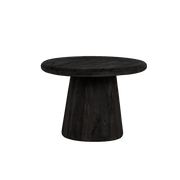 Ronde bijzettafel Asti – Zwart – 60 x 60 x 45 cm | Tower Living
