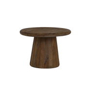 Ronde bijzettafel Asti – Bruin – 60 x 60 x 45 cm | Tower Living