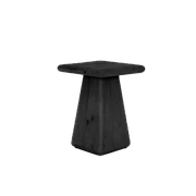 Vierkante bijzettafel Asti – Zwart – 40 x 40 x 55 cm | Tower Living