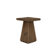 Vierkante bijzettafel Asti – Bruin – 40 x 40 x 55 cm | Tower Living