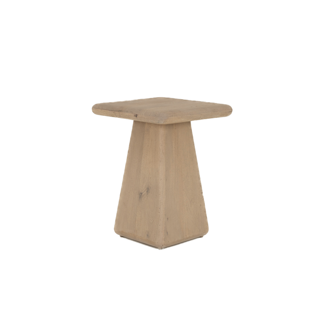 Bijzettafel – Asti – Naturel – 40 x 40 x 55 cm – Tower Living