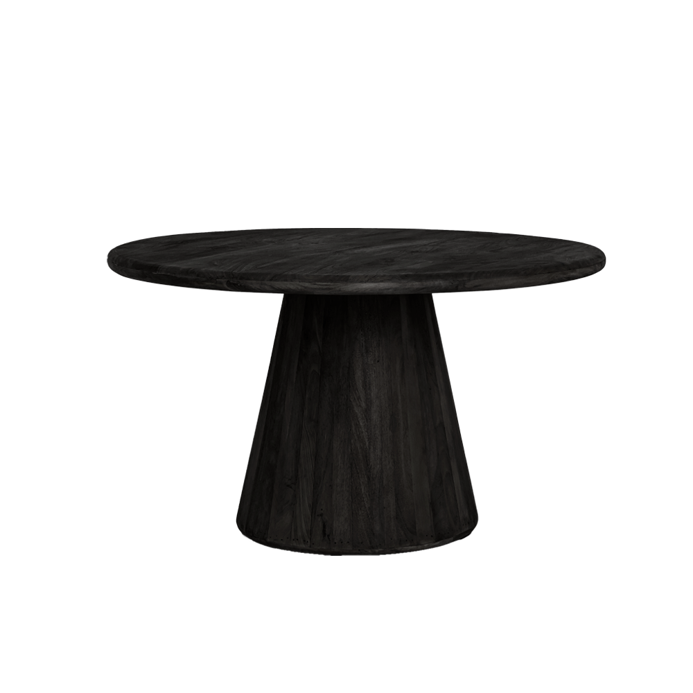 Eetkamertafel – Asti – Zwart – 130 x 130 x 76 cm – Tower Living