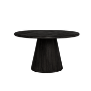 Ronde eettafel Asti – Zwart – 130 x 130 x 76 cm | Tower Living