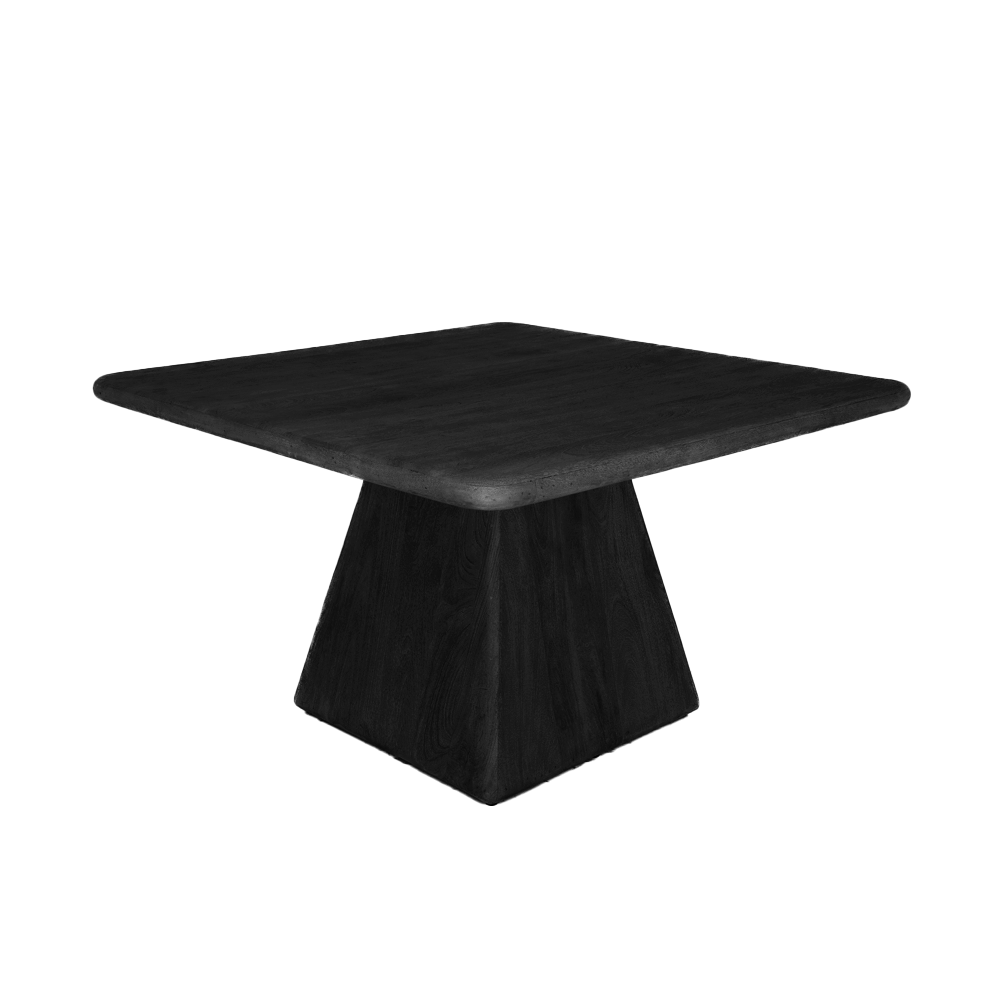 Eetkamertafel – Asti – Zwart – 150 x 150 x 76 cm – Tower Living