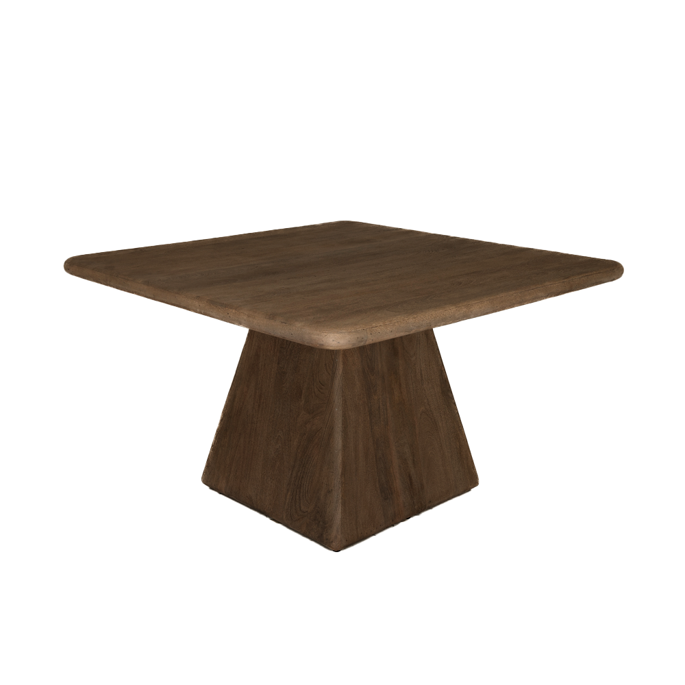 Eetkamertafel – Asti – Bruin – 130 x 130 x 76 cm – Tower Living