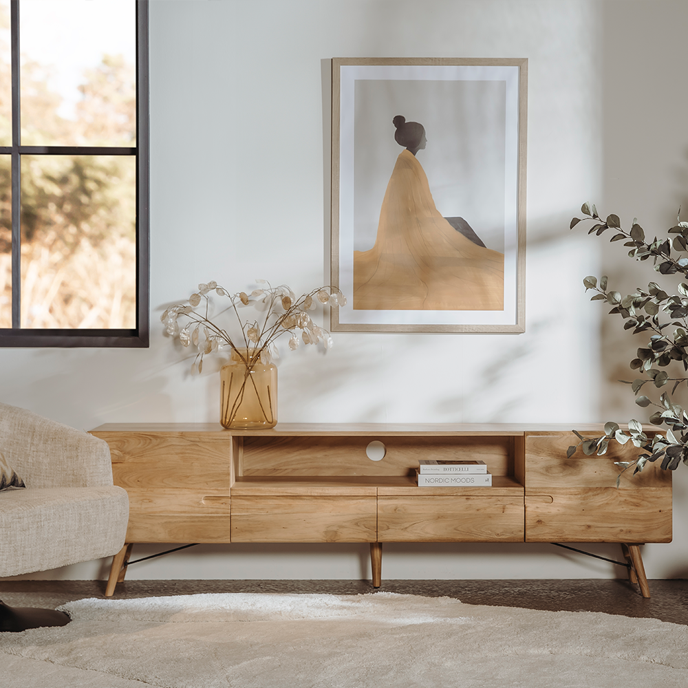 Tower Living Aura TV-Meubel 210 cm – Naturel