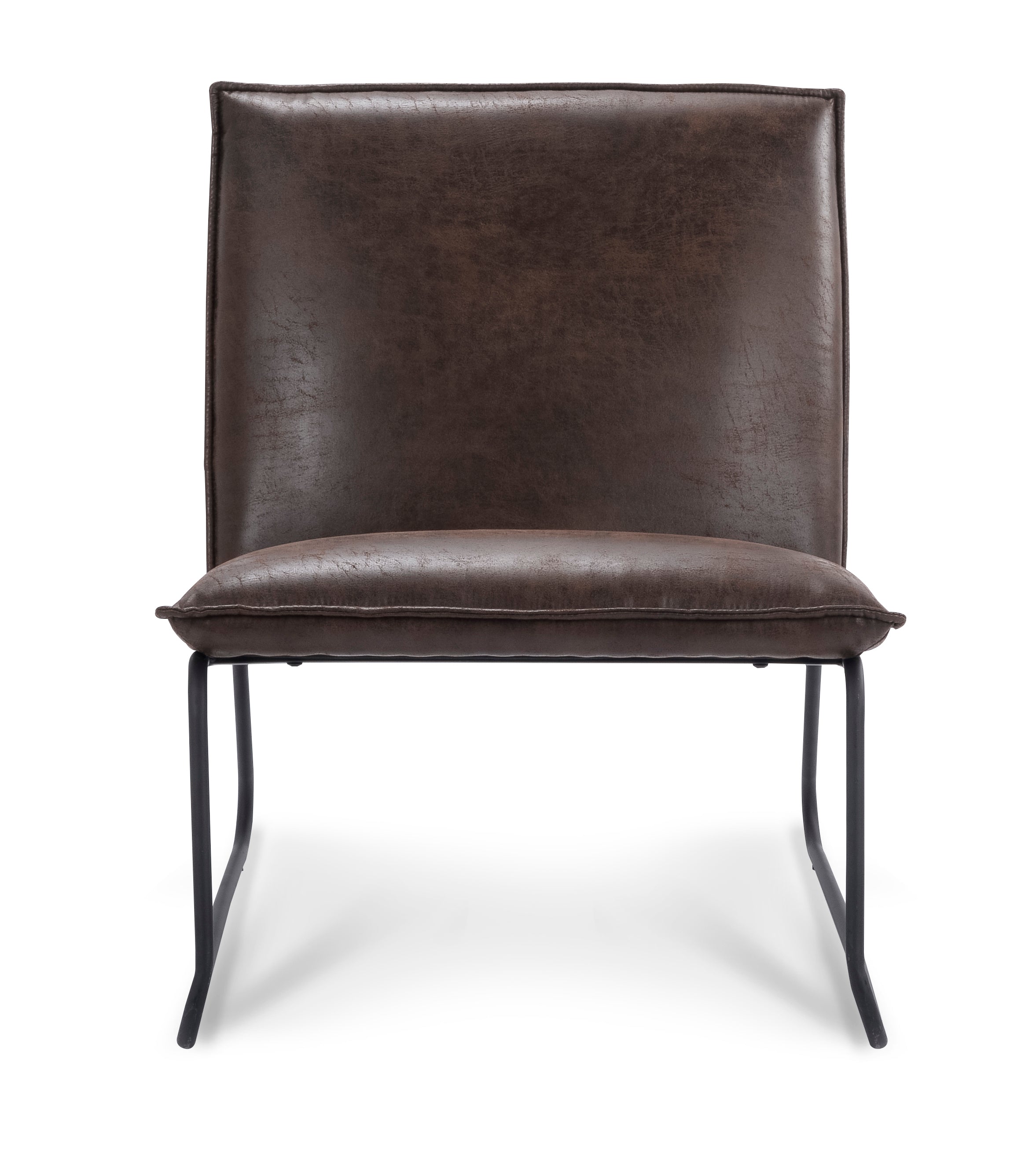 Fauteuil Chapman 1 seater Stof Rawhide Bruin Gun color frame