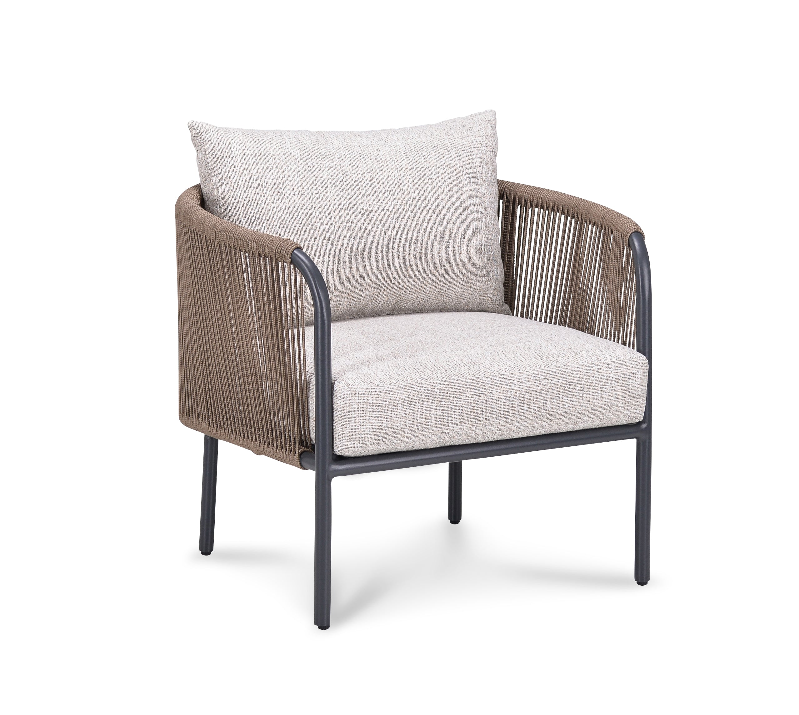 Loungeset Palermo Color Antraciet Aluminum Frame Powder Coated