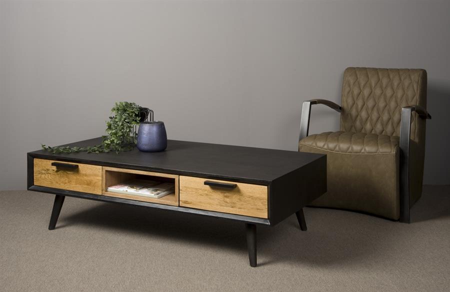 Salontafel – Bresso – Naturel – 140 x 70 x 40 cm – Tower Living