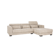 Bank Brighton chaise longue rechts, arm links – Ivoor | Tower Living