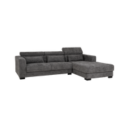 Bank Brighton chaise longue rechts, arm links – Lichtgrijs | Tower Living