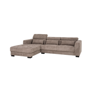 Bank Brighton Chaise chaise longue links, arm rechts – Taupe | Tower Living