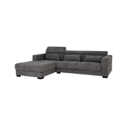 Bank Brighton Chaise chaise longue links, arm rechts – Lichtgrijs | Tower Living