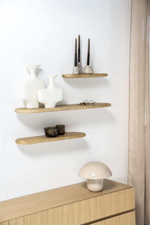 Wanddecoratie Tre 2 69x17x3 – natuurlijk | By Boo