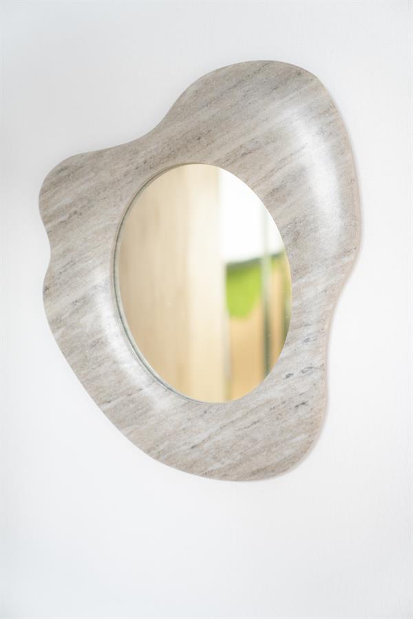 Spiegel Muna 47x40x3 – beige | By Boo