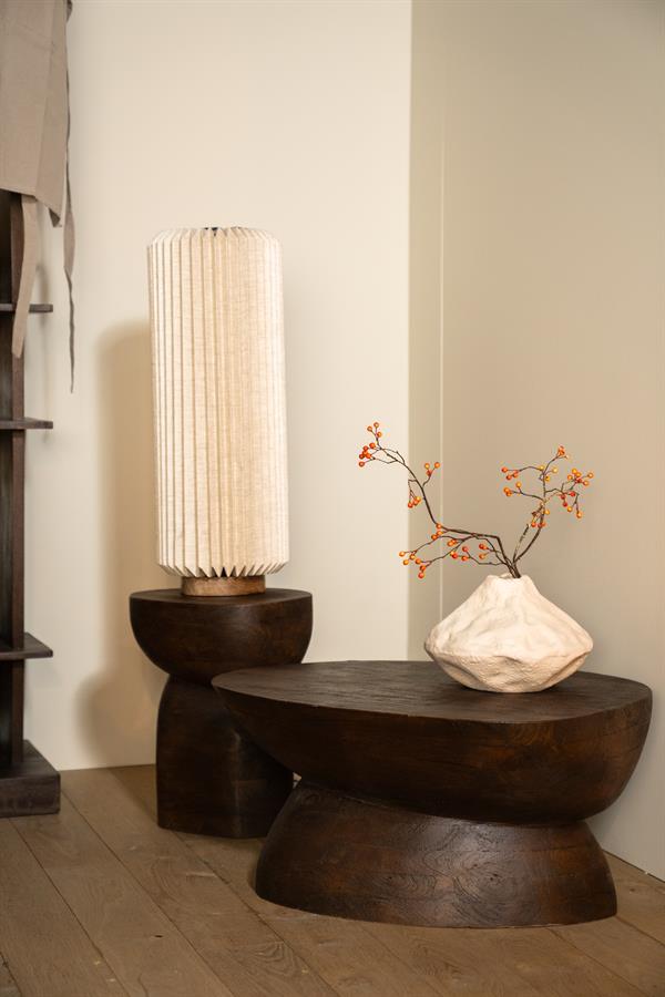 Lamp Table Lamp Zuki 26x26x62 – natuurlijk | By Boo