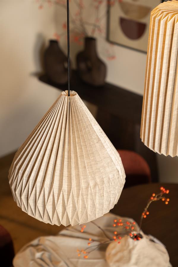Lamp Pendant lamp Zuki 3 41x41x45 – natuurlijk | By Boo