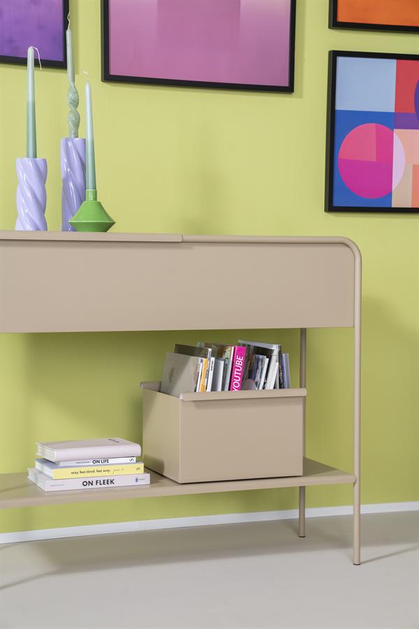 Woonaccessoire Sera 95x30x75 – taupe | By Boo