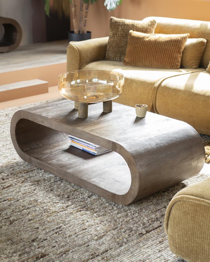 Tables Coffee table Elora 130x60x40 – bruin | By Boo