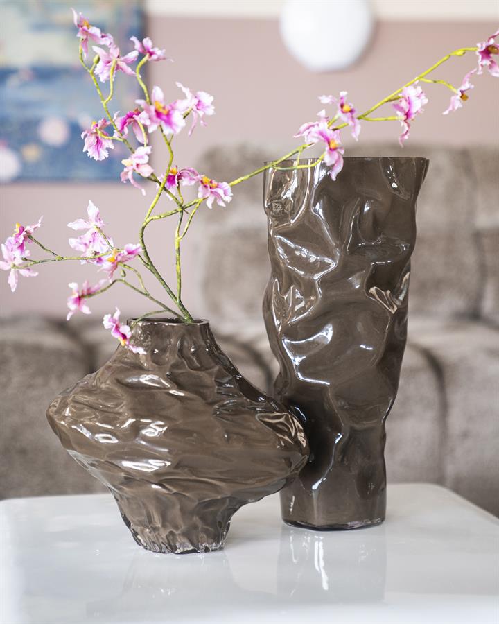 Pottery and vases Rias large 19.5x18x38.5 – bruin | By Boo