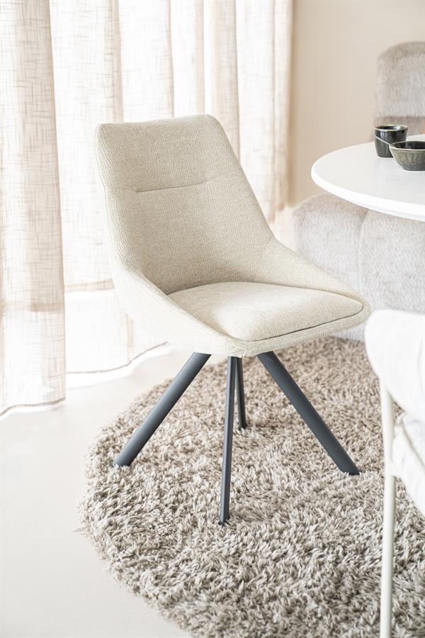 Stoel Bliss 52x62x86 – beige | By Boo