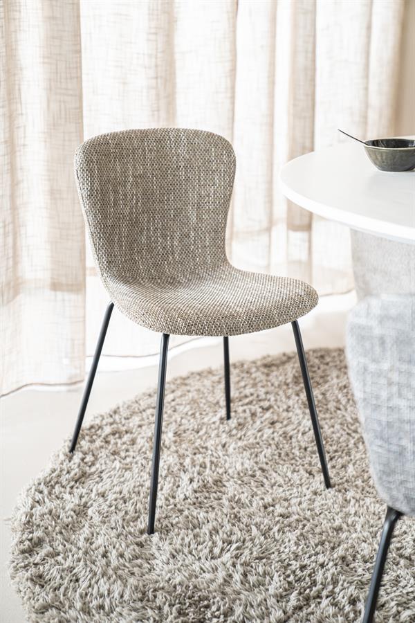 Stoel Chair Lass 54x46x80 – bruin | By Boo