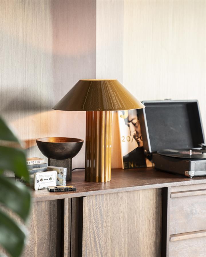 Lamp Pallas 39x39x44 – bruin | By Boo