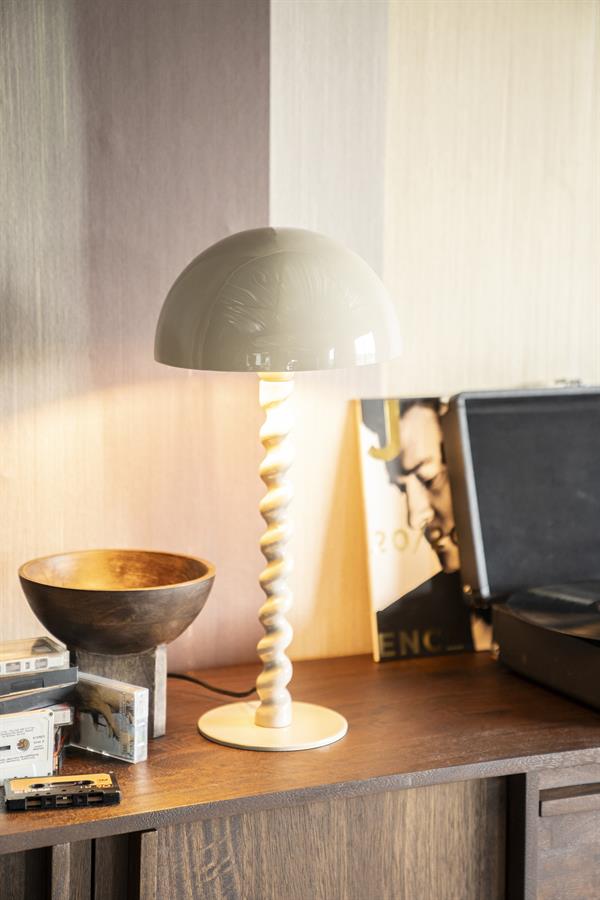 Lamp Table lamp Luox 25x25x50 – beige | By Boo