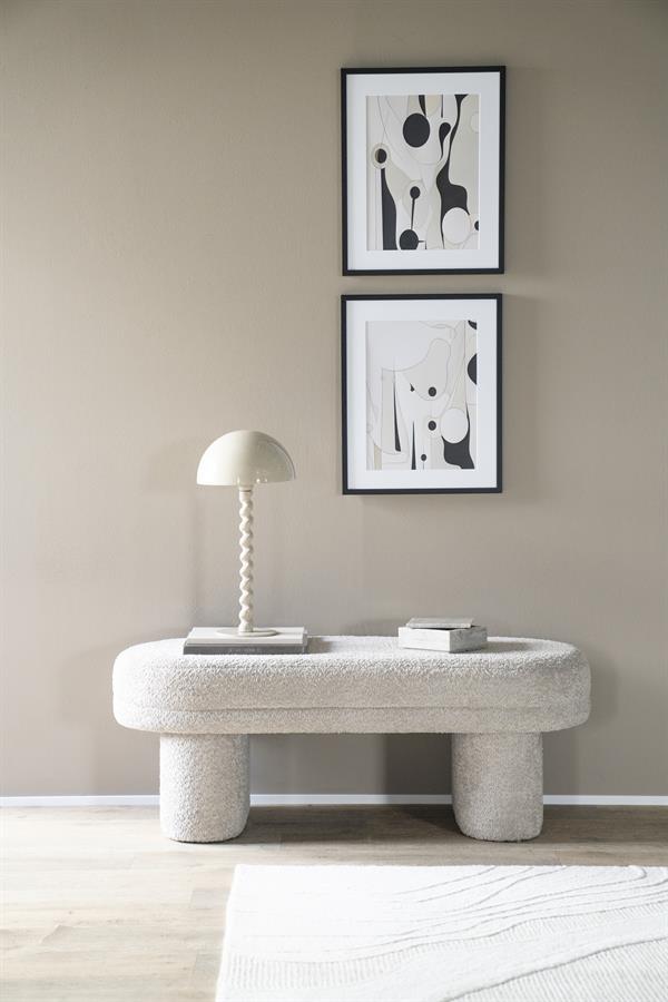 Lamp Table lamp Luox 25x25x50 – beige | By Boo