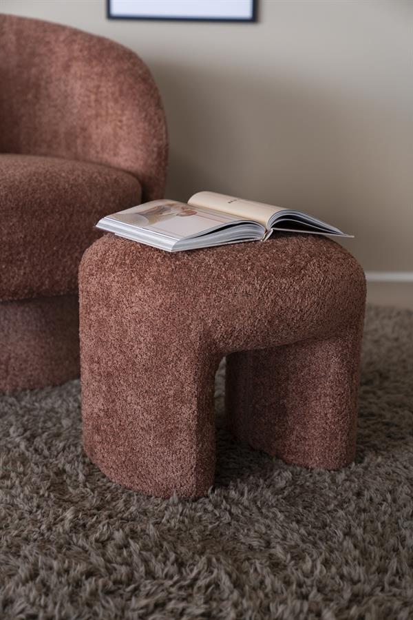 Poufs and stools Sahi 46x44x41 – terra | By Boo