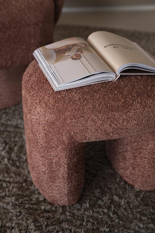 Poufs and stools Sahi 46x44x41 – terra | By Boo
