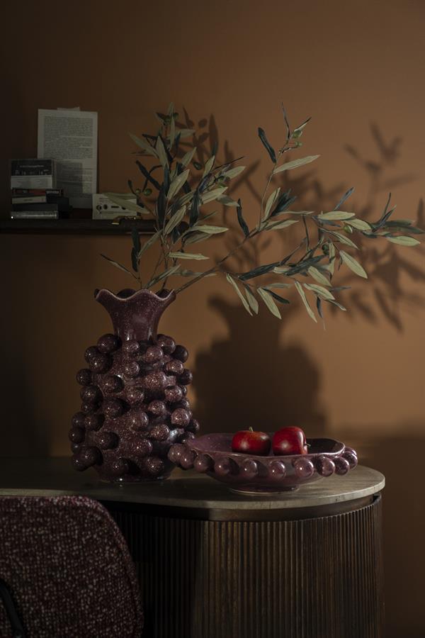 Pottery and vases Vase Viro 28,3x28,3x39,7 – rood | By Boo