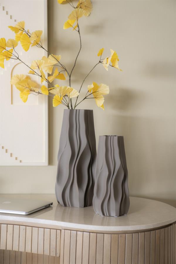Pottery and vases Nove large 19x19x40 – taupe | By Boo
