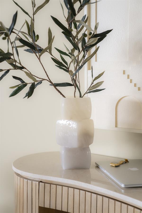 Pottery and vases Batu 16x16x30 – beige | By Boo