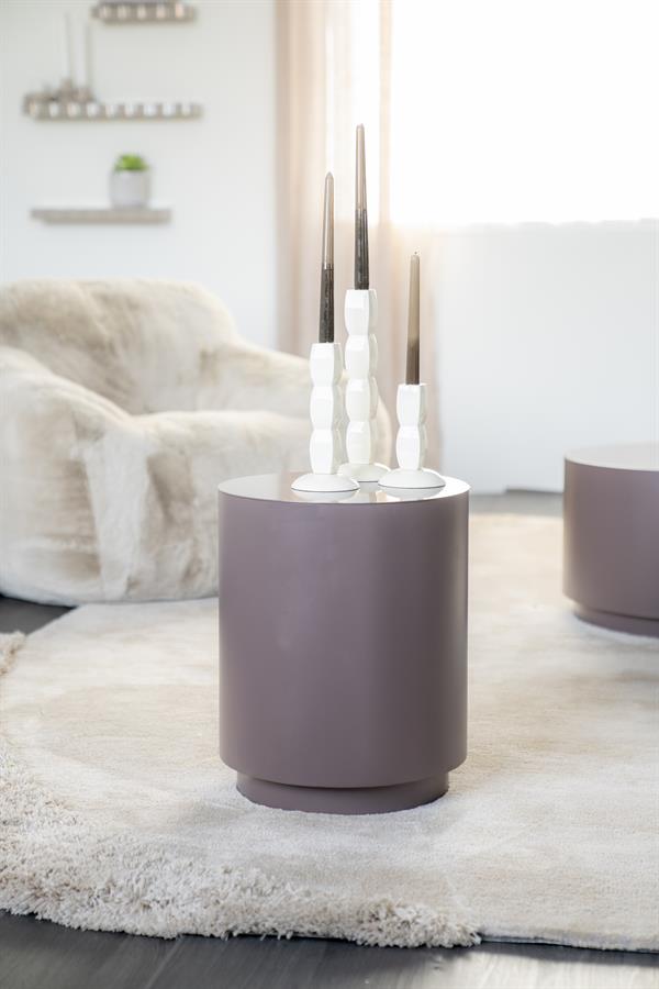 Tables Side table Mesita 37x37x45 – taupe | By Boo