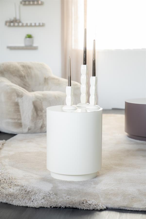 Tables Side table Mesita 37x37x45 – beige | By Boo