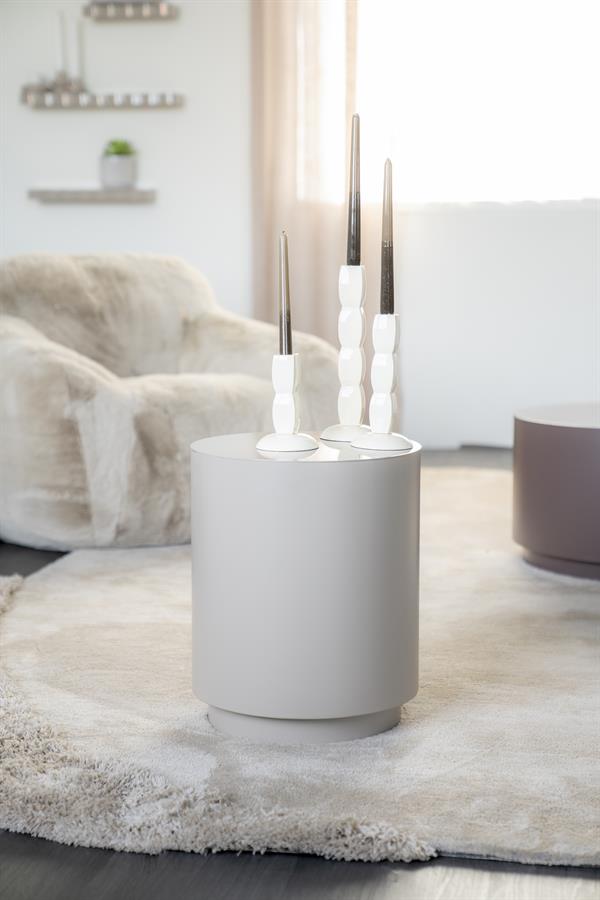 Tables Side table Mesita 37x37x45 – taupe | By Boo