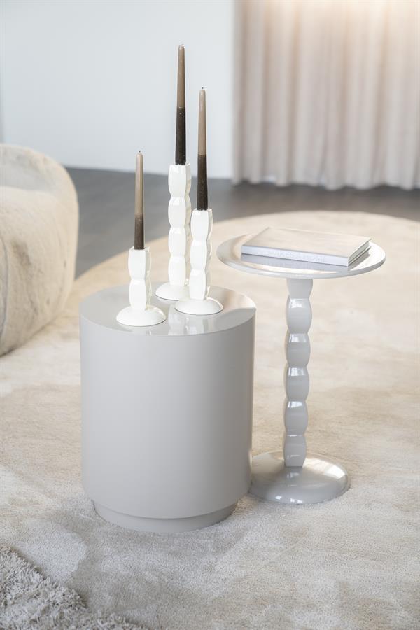 Tables Side table Mesita 37x37x45 – taupe | By Boo