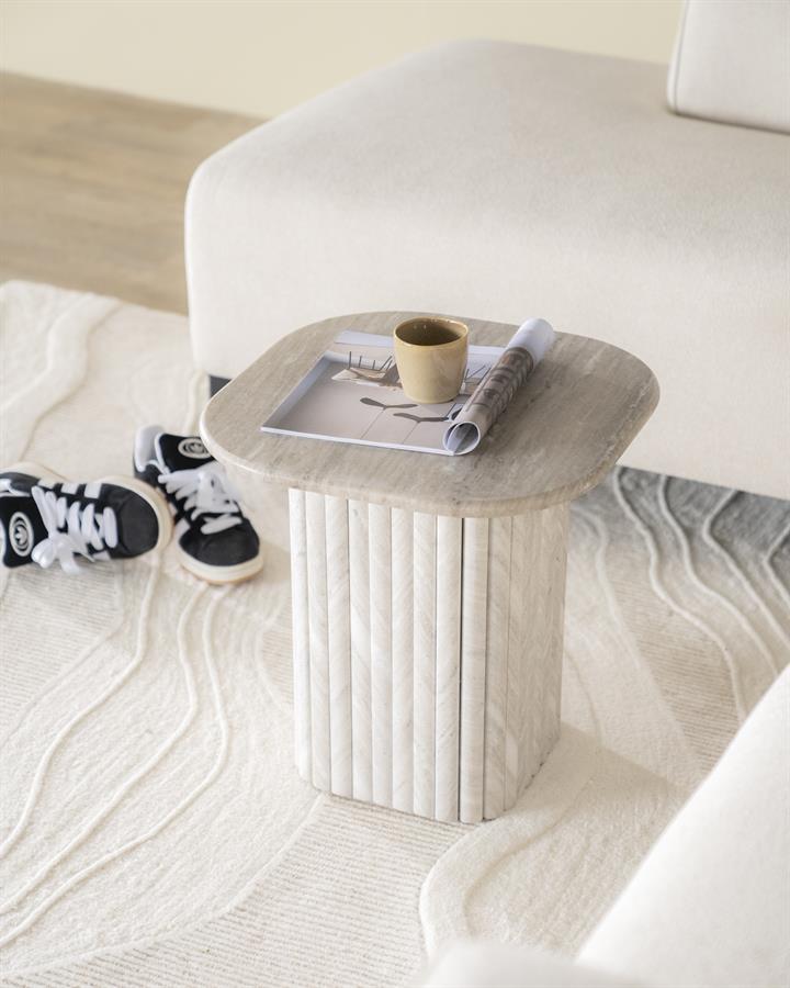 Tables Side table Dorique 45x45x45 – bruin | By Boo