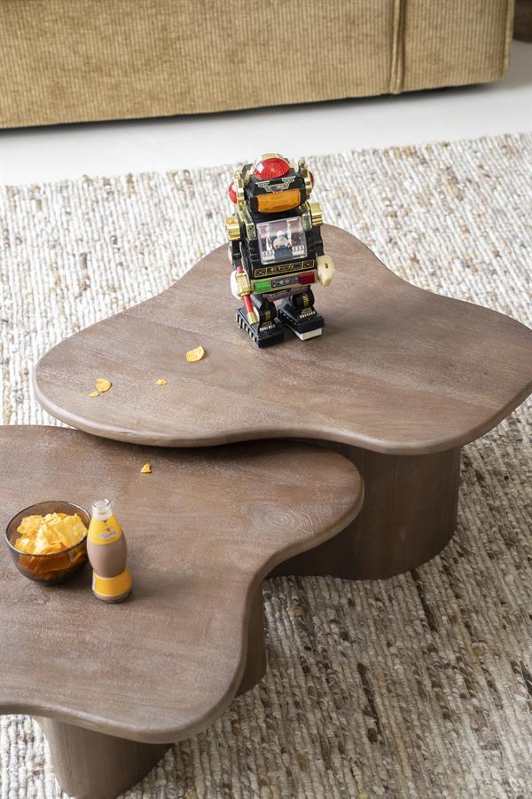 Tables Fall 75x75x38 / 75x65x32 – bruin | By Boo