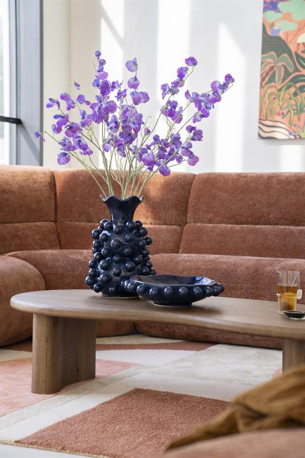 Pottery and vases Vase Viro 28,3x28,3x39,7 – blauw | By Boo