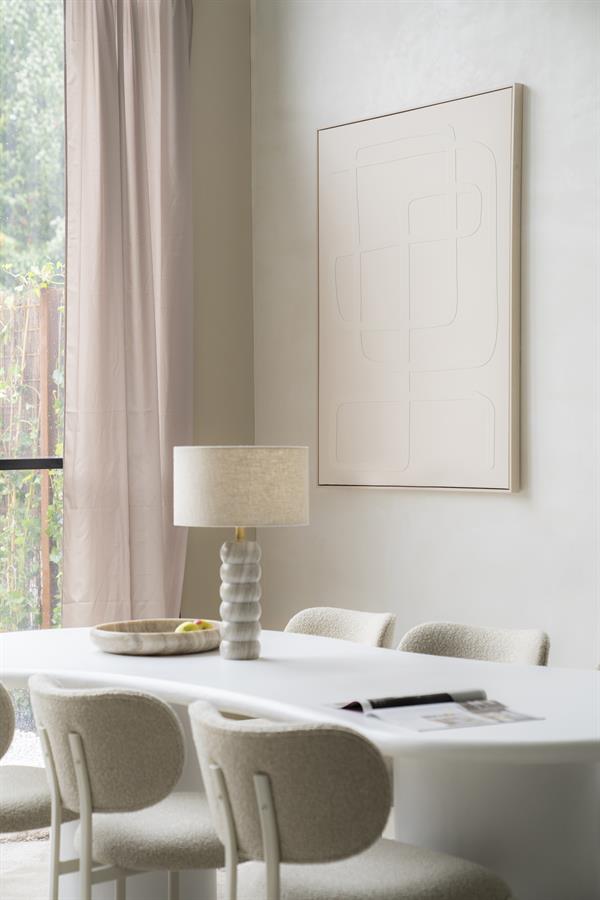 Wanddecoratie Ono 103x4.3x143 – taupe | By Boo