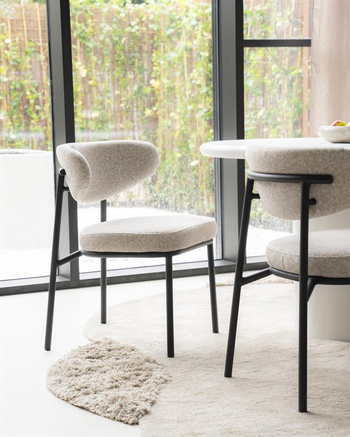 Stoel Chair Jari 57x55x78 – beige | By Boo