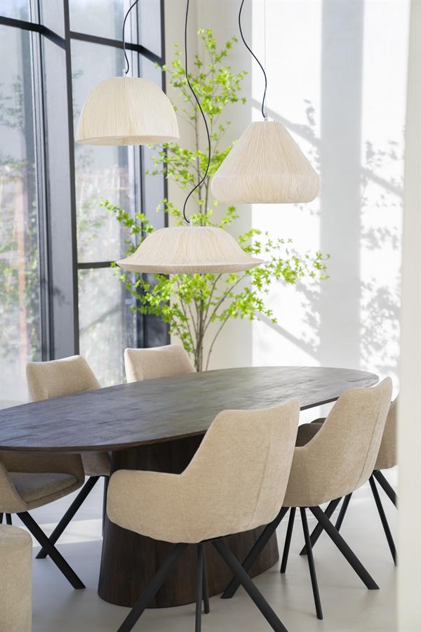 Lamp Pendant lamp Lokta 3 49x49x35 – natuurlijk | By Boo