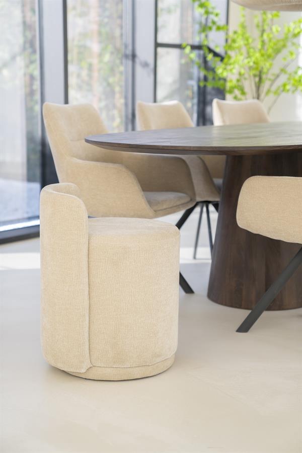 Poufs and stools Marque 43x48x63 – taupe | By Boo