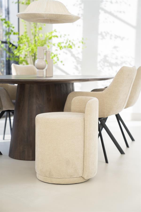 Poufs and stools Marque 43x48x63 – taupe | By Boo