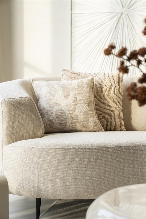 Sierkussen Sebra 50x50 – beige | By Boo