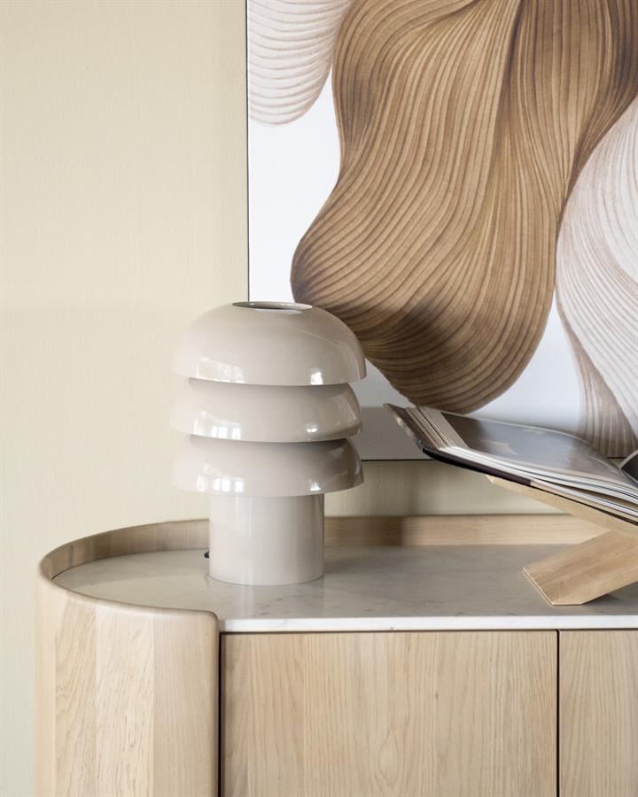 Lamp Curo 25x25x35 – taupe | By Boo
