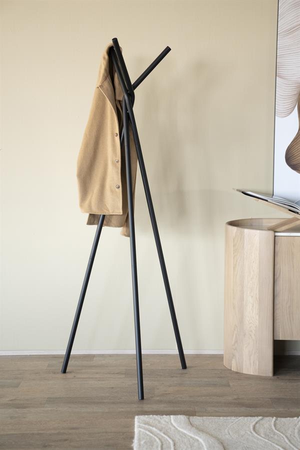Woonaccessoire Coat rack Matto 70x33,5x160 – zwart | By Boo